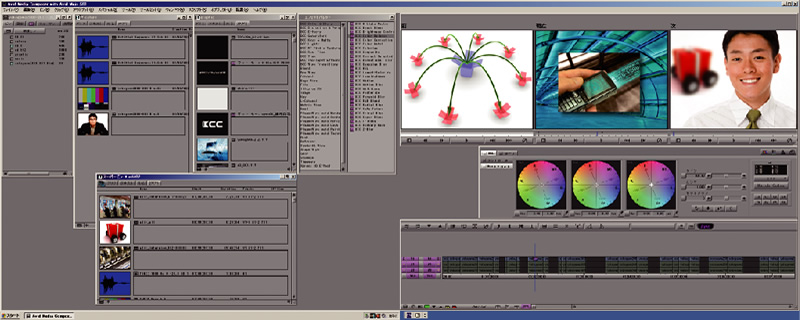Avid編集画面(イメージ)